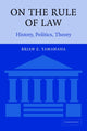 Book cover of: On the Rule of Law. By: Brian Z. Tamanaha