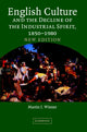 Book cover of: English Culture and the Decline of the Industrial Spirit, 1850–1980
