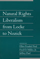 Book cover of: Natural Rights Liberalism from Locke to Nozick: Volume 22, Part 1