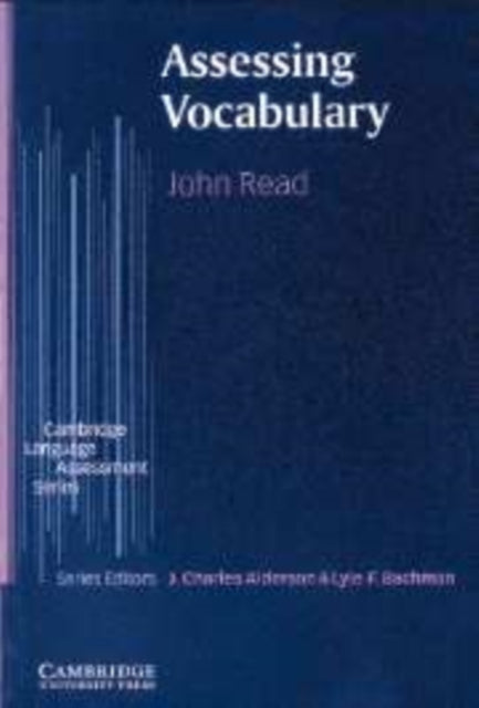 Book cover of: Assessing Vocabulary. By: John Read