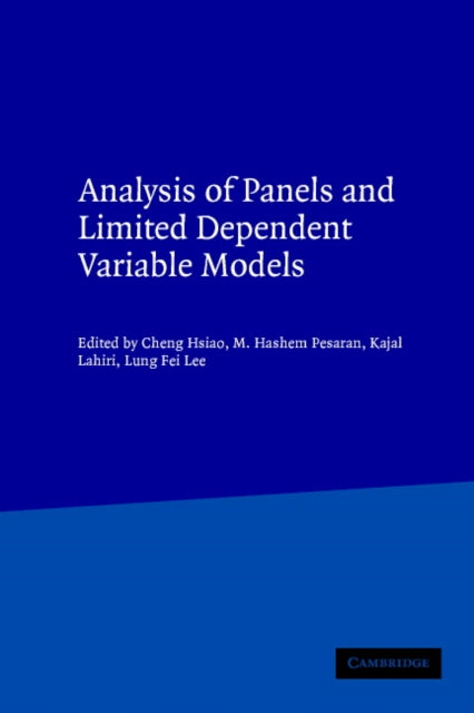 Book cover of: Analysis of Panels and Limited Dependent Variable Models