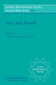 Book cover of: Sets and Proofs