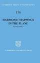 Book cover of: Harmonic Mappings in the Plane. By: Peter Duren