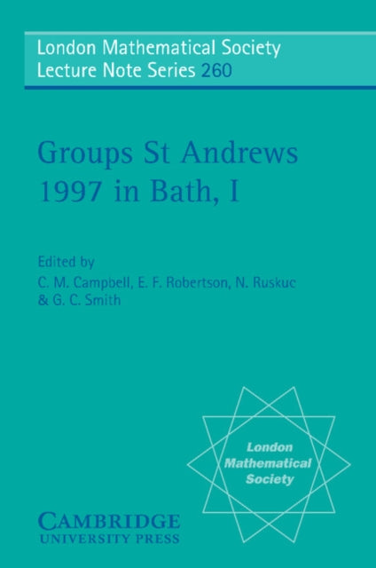 Book cover of: Groups St Andrews 1997 in Bath: Volume 1