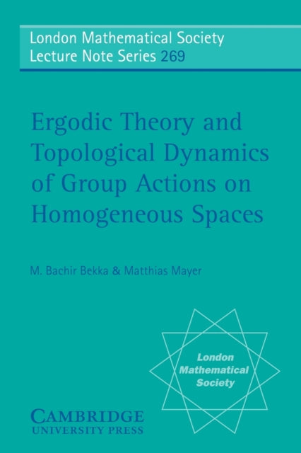 Book cover of: Ergodic Theory and Topological Dynamics of Group Actions on Homogeneous Spaces