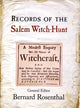 Book cover of: Records of the Salem Witch-Hunt. By: Bernard Rosenthal