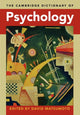Book cover of: Cambridge Dictionary of Psychology