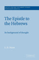 Book cover of: Epistle to the Hebrews. By: L. D. Hurst