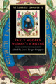 Book cover of: Cambridge Companion to Early Modern Women's Writing