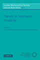 Book cover of: Trends in Stochastic Analysis