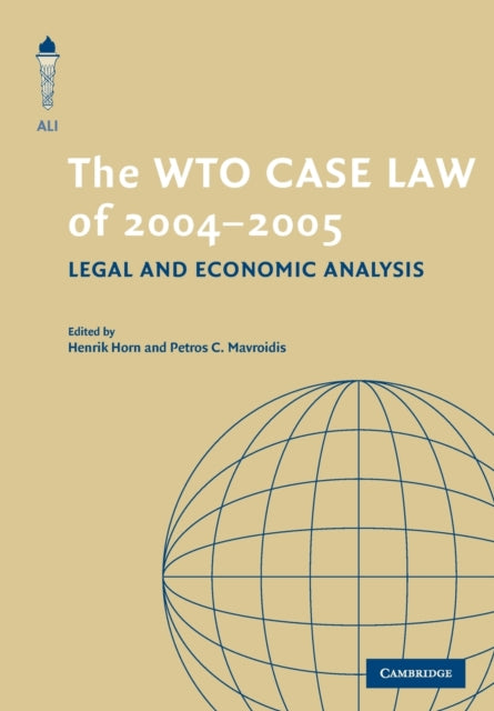 Book cover of: WTO Case Law of 2004-5