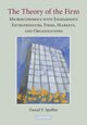 Book cover of: Theory of the Firm. By: Daniel F. Spulber