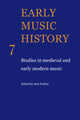 Book cover of: Early Music History. By: Iain Fenlon