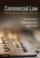Book cover of: Commercial Law. By: Nicholas Ryder