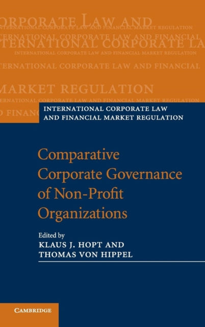 Book cover of: Comparative Corporate Governance of Non-Profit Organizations. By: Klaus J. Hopt