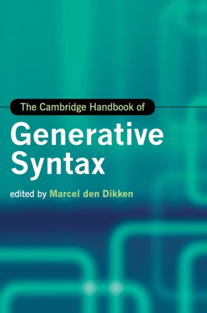 Book cover of: Cambridge Handbook of Generative Syntax
