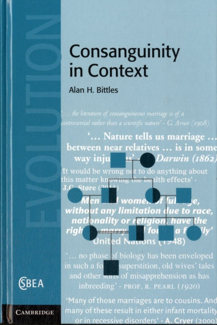 Book cover of: Consanguinity in Context. By: A. H. Bittles
