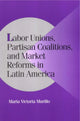 Book cover of: Labor Unions, Partisan Coalitions, and Market Reforms in Latin America. By: Maria Victoria Murillo