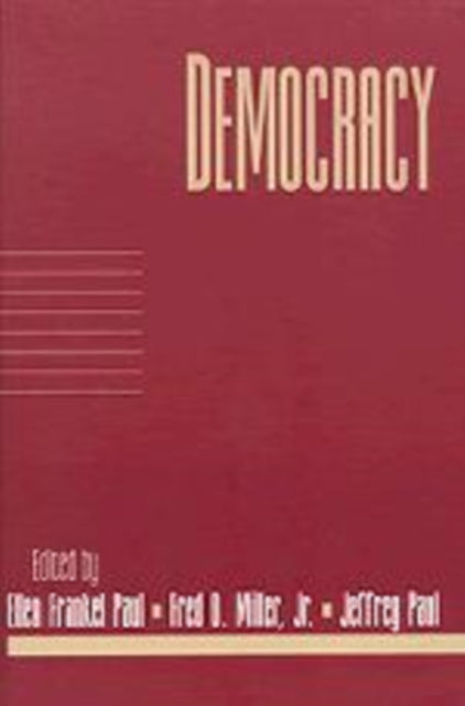 Book cover of: Democracy: Volume 17, Part 1