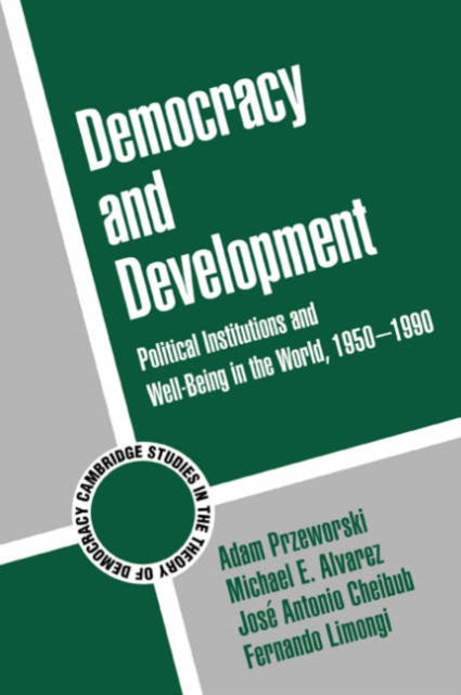 Book cover of: Democracy and Development. By: Adam Przeworski