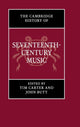 Book cover of: Cambridge History of Seventeenth-Century Music