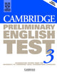 Book cover of: Cambridge Preliminary English Test 3. By: University of Cambridge Local Examinations Syndicate
