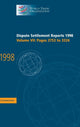 Book cover of: Dispute Settlement Reports 1998: Volume 7, Pages 2753-3324. By: World Trade Organization