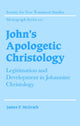 Book cover of: John's Apologetic Christology. By: James F. McGrath