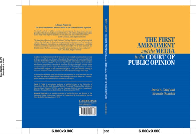 Book cover of: First Amendment and the Media in the Court of Public Opinion