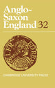 Book cover of: Anglo-Saxon England: Volume 32
