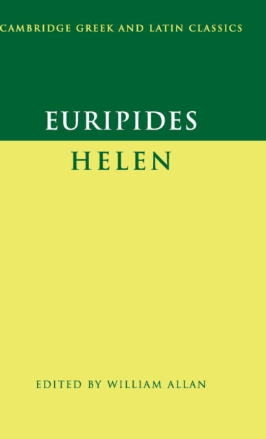 Book cover of: Euripides: 'Helen'. By: Euripides