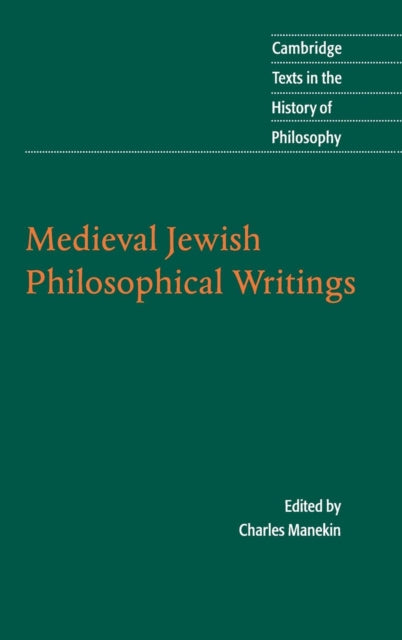 Book cover of: Medieval Jewish Philosophical Writings. By: Charles Manekin