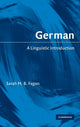 Book cover of: German. By: Sarah M. B. Fagan