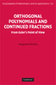Book cover of: Orthogonal Polynomials and Continued Fractions. By: S. V. Khrushchev