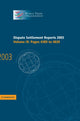 Book cover of: Dispute Settlement Reports 2003. By: World Trade Organization