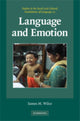 Book cover of: Language and Emotion. By: James Wilce