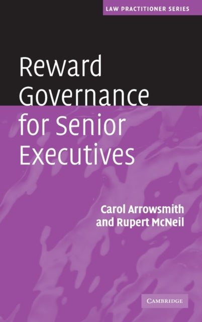 Book cover of: Reward Governance for Senior Executives