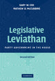 Book cover of: Legislative Leviathan. By: Gary W. Cox