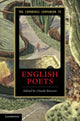 Book cover of: Cambridge Companion to English Poets