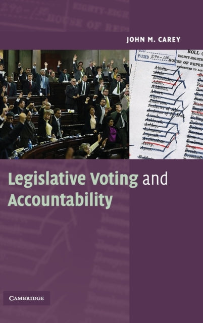 Book cover of: Legislative Voting and Accountability. By: John M. Carey