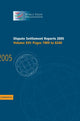 Book cover of: Dispute Settlement Reports 2005. By: World Trade Organization