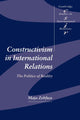 Book cover of: Constructivism in International Relations. By: Maja Zehfuss