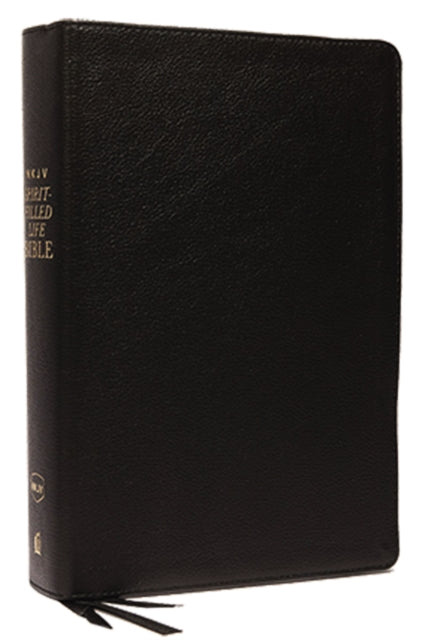Book cover of: NKJV, Spirit-Filled Life Bible, Third Edition, Genuine Leather, Black, Thumb Indexed, Red Letter, Comfort Print. By: Jack W. Hayford