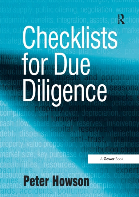 Book cover of: Checklists for Due Diligence