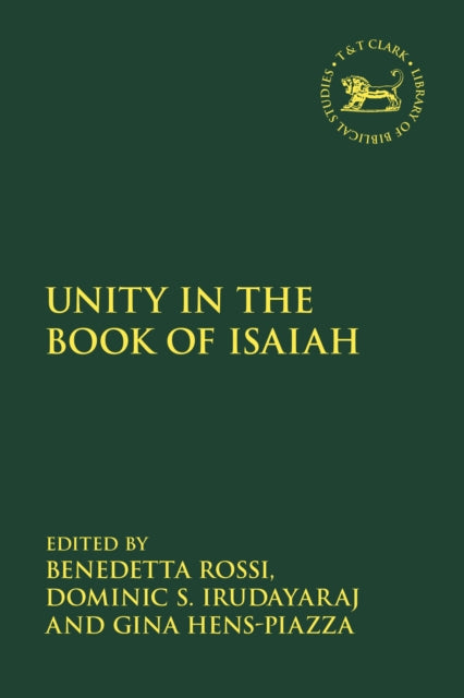 Book cover of: Unity in the Book of Isaiah. By: Benedetta Rossi