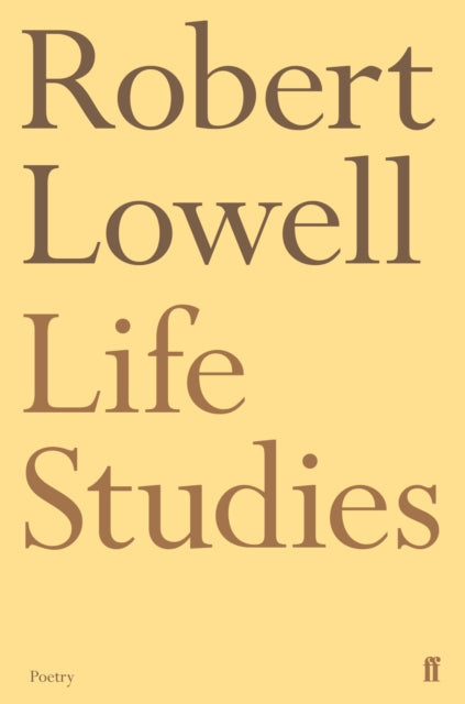Life Studies 9780571207749 Robert Lowell