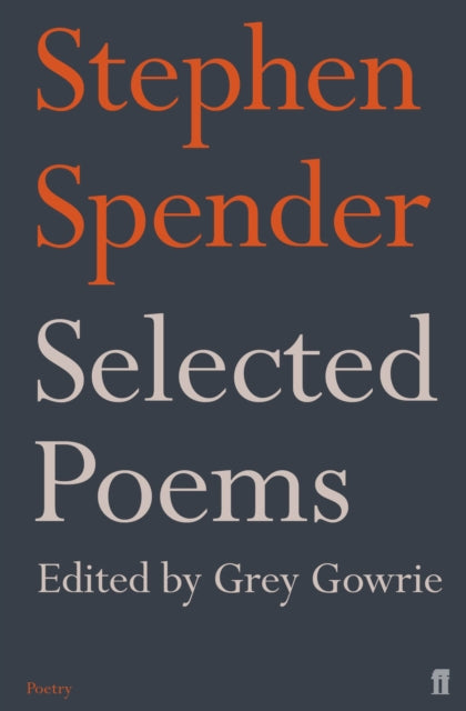 Book cover of: Selected Poems of Stephen Spender