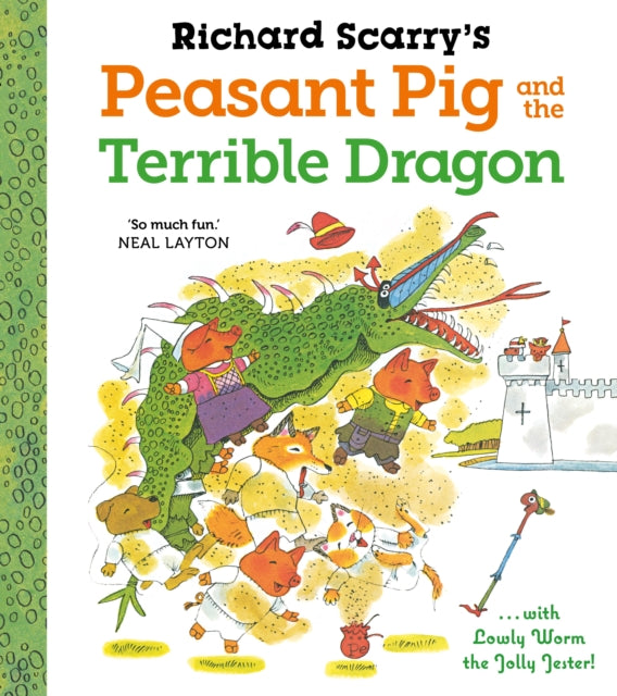 Book cover of: Richard Scarry's Peasant Pig and the Terrible Dragon. By: Richard Scarry