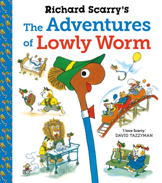 Book cover of: Richard Scarry's The Adventures of Lowly Worm. By: Richard Scarry