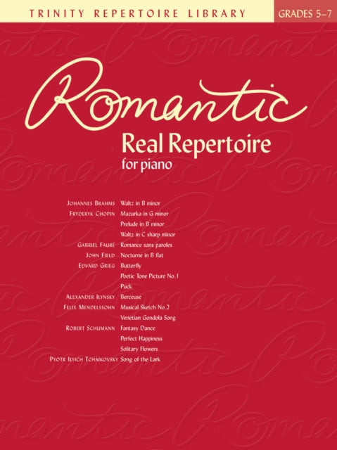 Book cover of: Romantic Real Repertoire. By: Christine Brown